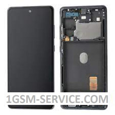 Incell Дисплей с черна рамка за Samsung Galaxy S20 FE / G780, G781, SM-G780F, SM-G781